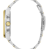 Reloj para hombre de GUESS en acero bicolor y esfera verde GW0798G3