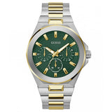 Reloj para hombre de GUESS en acero bicolor y esfera verde GW0798G3