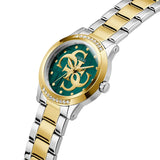 Reloj Guess Annette analógico en dos tonos para mujer GW0861L4