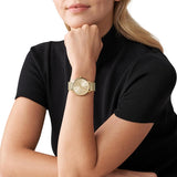 Reloj Michael Kors Pyper Dorado Analógico Mujer MK4339