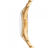 Reloj Michael Kors Harlowe Dorado y Verde Analógico Mujer MK4870