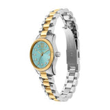 Reloj Michael Kors Lexington Plateado, Dorado y Turquesa Analógico Mujer MK7579