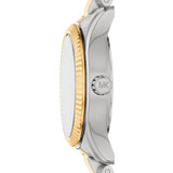 Reloj Michael Kors Lexington Plateado, Dorado y Turquesa Analógico Mujer MK7579