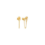 Pendientes Michael Kors Premium Drop Kors MK 925 Plata bañada en oro MKC1782710