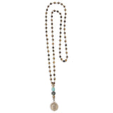 Collar Rosario PLATADEPALO Arun MN012X