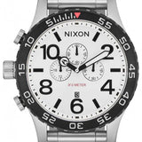 Reloj Nixon Cronógrafo A1389-5371-00 plateado unisex