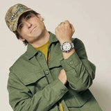 Reloj Nixon Cronógrafo A1389-5371-00 plateado unisex