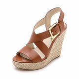 Sandalia MICHAEL KORS Giovanna Wedge 40S5GVHA1L Luggage