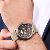 Reloj Police Raho Hombre Dorado y negro Analógico PEWJG0005504