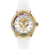 Reloj Philipp Plein Mujer PWADA0324 B2 Sport Blanco Skull Spikes