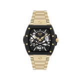 Reloj Automático Philipp Plein The Skeleton 2.0 Auto, Dorado, 44mm PWJFA0625