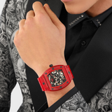 Reloj Philipp Plein Hombre PWPTA0224 B2 Sport Rojo The Skeleton Crystal