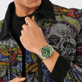 Reloj Philipp Plein Hombre PWPZA0224 B2 Acero Bicolor Dorado GMT-I Challenger Baguettes