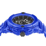 Reloj Philipp Plein Hombre PWWAA0323 B2 Plástico Azul Analógico The Skull Synthetic