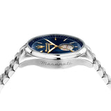 Reloj Maserati Sorpasso Plateado y Azul Automático R8823124002