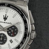 Reloj de hombre Maserati R8873652006 de acero y correa plateada