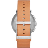 Reloj Smartwatch híbrido Skagen titanio y cuero bronceado SKT1104