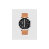 Reloj Smartwatch híbrido Skagen titanio y cuero bronceado SKT1104