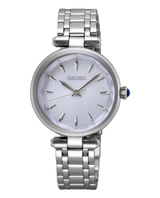 Reloj Seiko SRZ553P1 Ladies Cuarzo Plateado esf redonda b2
