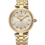 Reloj Seiko SRZ554P1 Ladies Cuarzo Dorado esf redonda b2