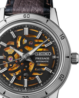 Reloj Seiko SSA461J1 Presage Style60's Skeleton 4R72 Negro b2