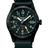 Reloj Seiko SSK025K1 5 Sports Field estilo urbano GMT negro b2