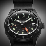 Reloj Seiko SSK025K1 5 Sports Field estilo urbano GMT negro b2