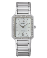 Reloj Seiko SUP465P1 Ladies Solar 2 agujas Caja Rectangular b2