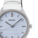 Reloj Seiko SUR549P1 Ladies Cuarzo 3 agujas esfera azul claro b2