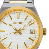 Reloj Seiko SUR558P1 Neo Classic 3 Agujas C. Zafiro bicolor b2