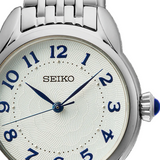Reloj Seiko SUR561P1 Ladies Cuarzo 3 agujas Plata y Azul b2