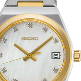 Reloj Seiko SUR604P1 Essentials 3 agujas bicolor 34 mm b2