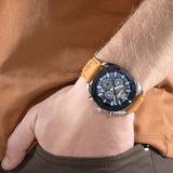 Reloj TDWGF0041701 Marshfield Timberland con la esfera con detalles en azul y negro.
