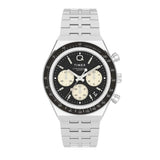 Reloj Timex Q diver inspirado en crono (40 mm) con esfera negra y brazalete de acero inoxidable TW2V42600