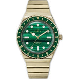 Reloj de banda de expansión de acero inoxidable Q Timex de 36 mm TW2V92200