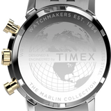 Reloj de pulsera de acero inoxidable TIMEX Marlin® Cronógrafo Taquimetro 40mm TW2W60100