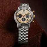 Reloj de pulsera de acero inoxidable TIMEX Marlin® Cronógrafo Taquimetro 40mm TW2W60100