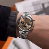 Reloj de pulsera de acero inoxidable TIMEX Marlin® Cronógrafo Taquimetro 40mm TW2W60100