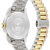 Versace Reloj de pulsera de acero inoxidable bicolor Swiss Millenyium para hombre de 40 mm VE0G00425