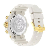 Reloj Versace unisex Real active chrono VE0L00525 B2 de caucho y correa blanca