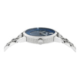 Versace Reloj de hombre Albireo VE0T00325 B2 de acero y correa plateada/gris