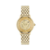 Reloj de Cuarzo Versace Medusa Alchemy, PVD Oro, Dorado, 38 mm VE6F00623