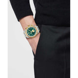 Reloj Versace Hombre VE9K00424 B2 Acero Bicolor Dorado Chrono X