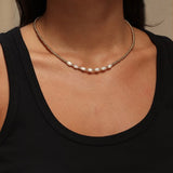 Collar PLATADEPALO Elaxi de Perlas WN196X