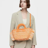 Bolso Capazo TOUS Dora rafia Naranja Claro 2002103209
