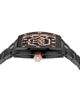 Philipp Plein Reloj de hombre The hexagon phantom PWPUA1025 de acero y correa negra