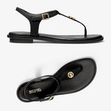 Sandalias Michael Kors Mallory Thong 40S1MAFA2L Black
