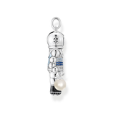 Colgante Thomas Sabo buceador con perla y piedras azul PE933-516-7