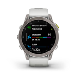 Reloj Garmin Epix Gen 2 Zafiro Titanio Blanco 47mm 010-02582-21