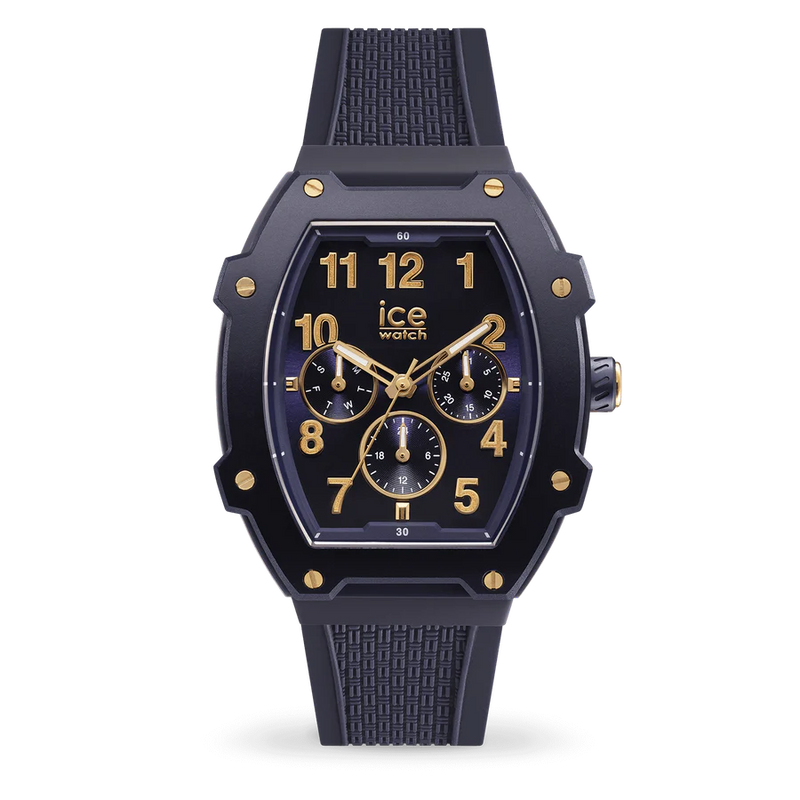 Reloj Ice Watch de cuarzo de resina y aluminio con correa de silicona azul 023314